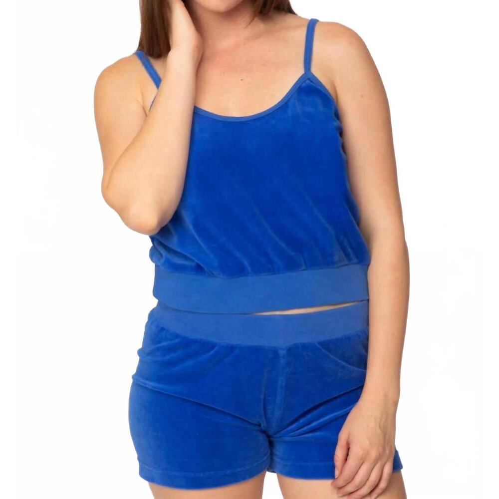 NEW CAMEO venice tank top in cobalt